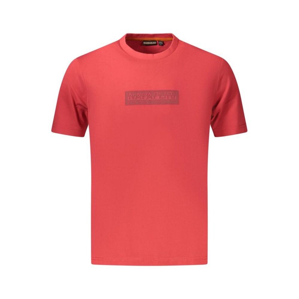 Napapijri Red Cotton Men's Men's T-Shirt